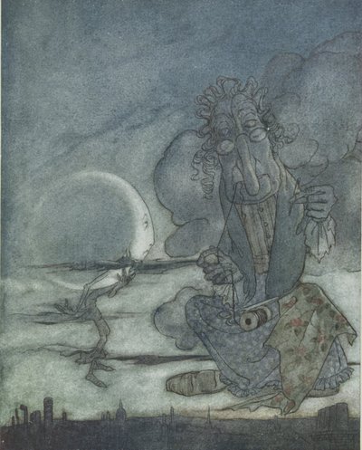 The Moon and her Mother, illustration from 